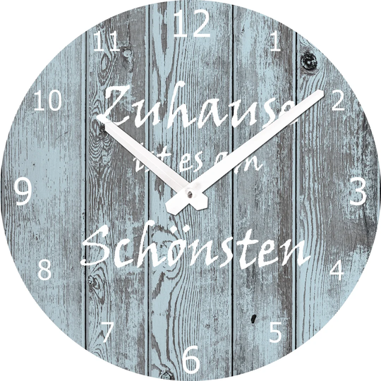 Schönes Zuhause 25 cm Wall Clock