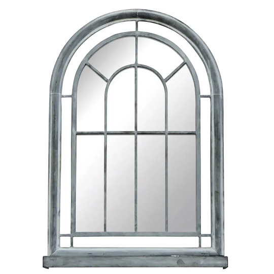 Charles Bentley Grey Arched Mirror