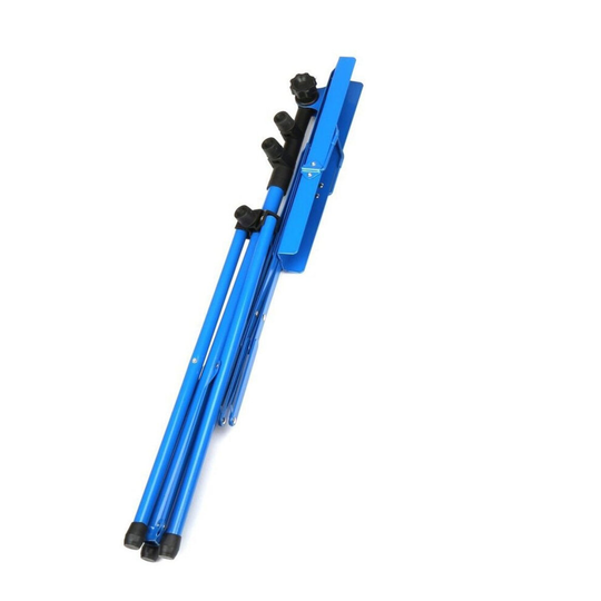(Blue ) Folding Sheet Music Stand Holder Tripod Base