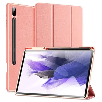Dux Ducis Domo Samsung Galaxy Tab S7+/S8+ Tri-Fold Folio Case - Rose Gold