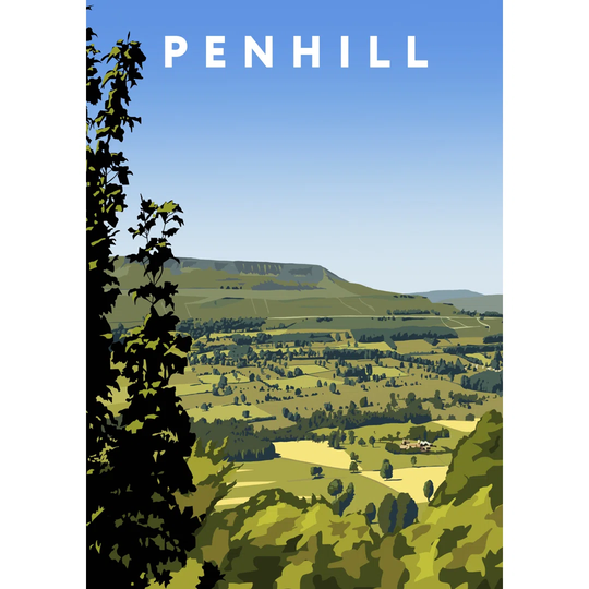 'Penhill 2' Graphic Art