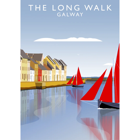 Long Walk by Richard O'Neil - Graphic Art Print on Paper