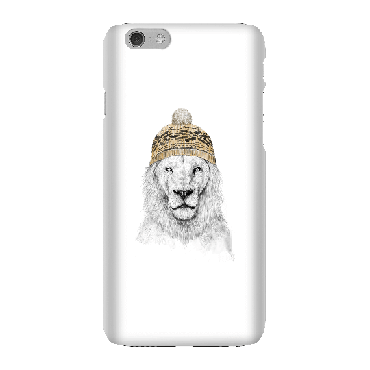 Balazs Solti Lion With Hat Phone Case for iPhone and Android - iPhone 6 - Snap Case - Matte