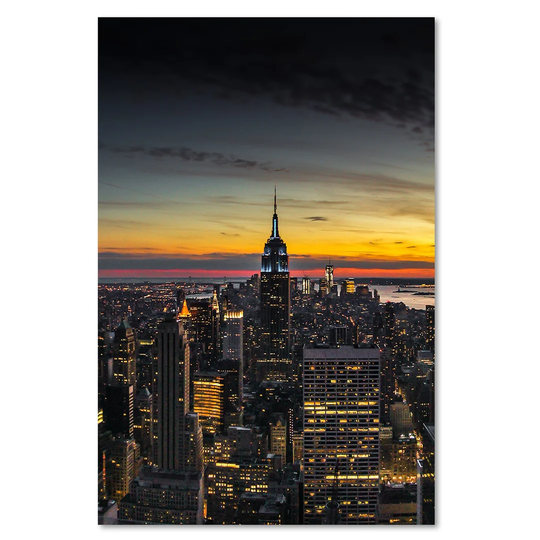 Canvas Print, Cities And Orange Architecture 16329