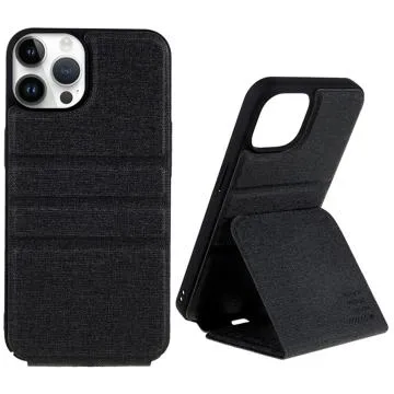 X-Level Journey iPhone 14 Pro Vertical Flip Case - Black