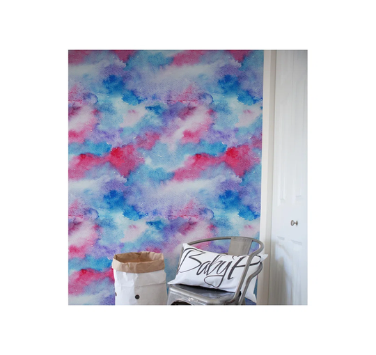 Ashey Abstract Cloudsful Wallpaper