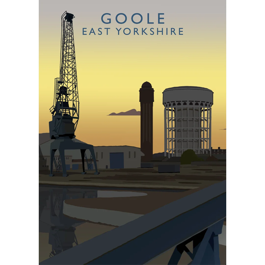 Goole Night by Richard O'Neil - Graphic Art Print on Paper
