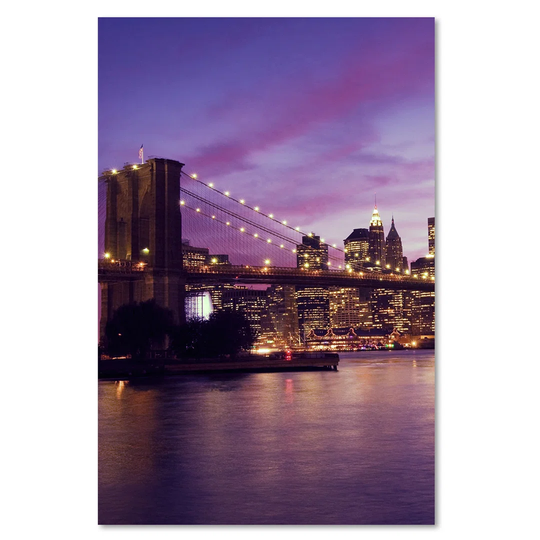 Canvas Print, Violet City And Architecture 16319