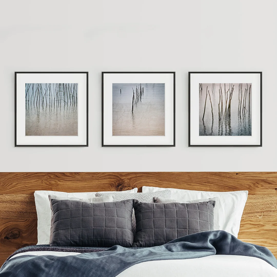 French Atlantic Coast Triptych - 3 Piece Picture Frame Photograph Print Set on Paper