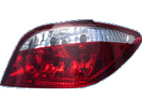 Set Tail Lights Peugeot 307 2001-2005 Excl. CC / SW / Break - Red / Clear DL PER47 AutoStyle DL PER47