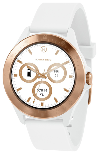 Harry Lime White and Rose Gold Colour Fashion Smart Watch