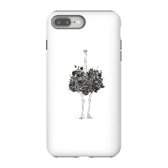 Balazs Solti Ostrich Phone Case for iPhone and Android - iPhone 8 Plus - Tough Case - Gloss