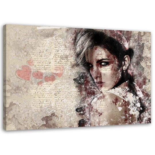 Canvas Print Beautiful Woman Abstract