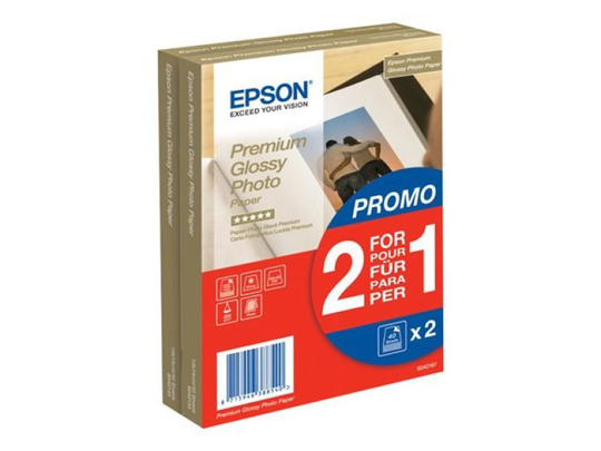 Epson Premium 10x15 Glossy Photo Paper - 40 Sheets - Buy 1 get 1 free