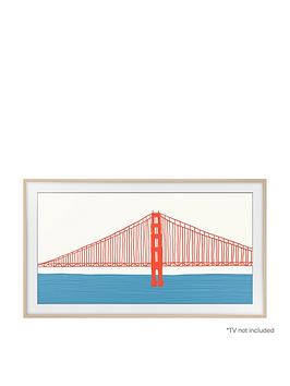 Samsung Customisable Beige Wood Bezel For The Frame 32 Inch Tv