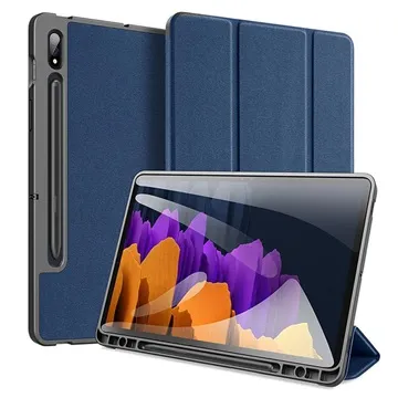 Dux Ducis Domo Samsung Galaxy Tab S7/S8 Tri-Fold Case - Blue