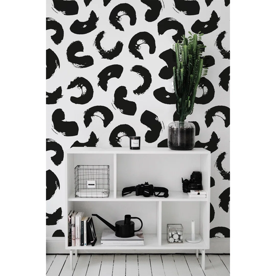 Angadresma Ink Brushstrokes Abstract Wallpaper