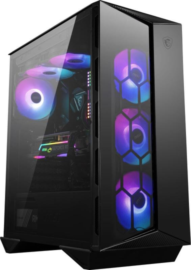 MSI MPG GUNGNIR 110R Black Mid Tower Tempered Glass PC Gaming Case