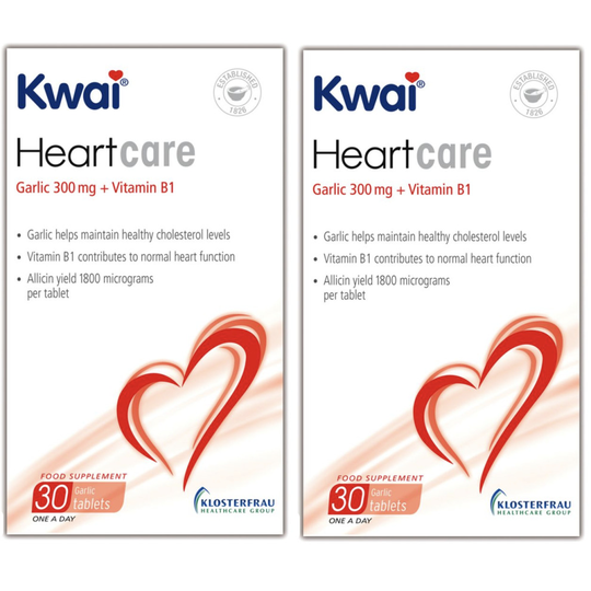 Kwai Heart Care Garlic 300mg plus Vitamin B1 30 Tablets