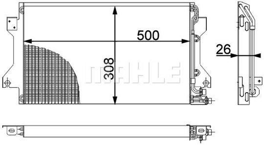 Condenser Air Conditioning 8FC351038-381 by BEHR