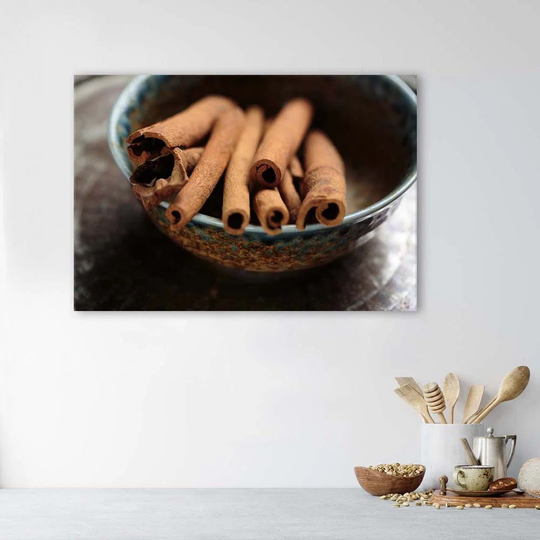 Canvas Print Cinnamon Spice Nature