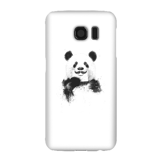 Balazs Solti Moustache And Panda Phone Case for iPhone and Android - Samsung S6 - Snap Case - Gloss