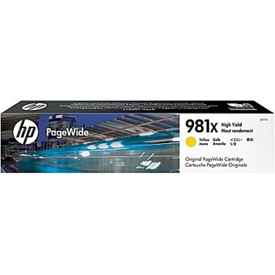 HP 981X Yellow Original Ink Cartridge - High Yield 11000 Pages - L0R11A