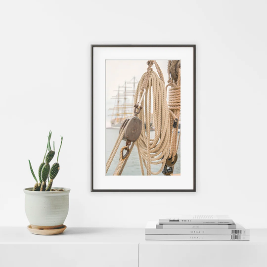 Boat Rope - Picture Frame Photograph Print on Paper
