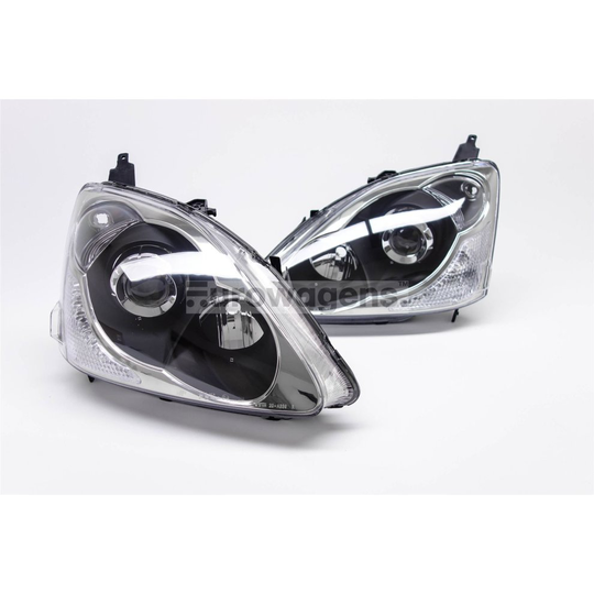 Headlights set Honda Civic MK7 04-06