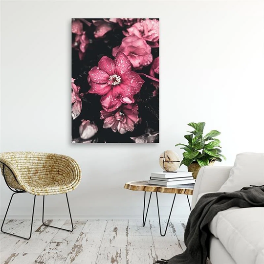 Canvas Print Flowers Pink Nature