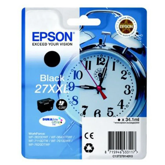 Epson Alarm Clock Ink Cartridge T2791XXL - Black