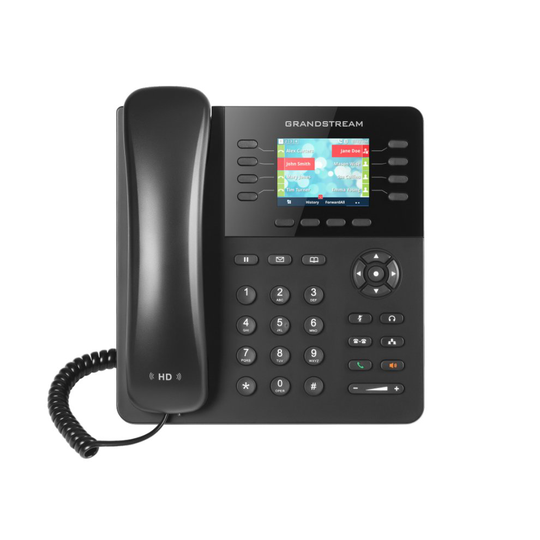 Grandstream Networks GXP2135 Wired handset 8lines TFT Black IP phone