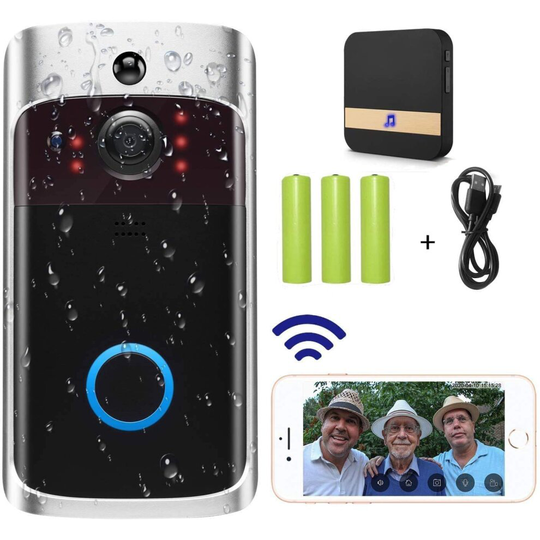 Video Doorbell Camera (2020 Upgraded) WiFi Doorbell Camera