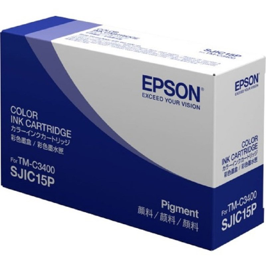 Genuine Tri-Colour Epson SJIC15P Ink Cartridge