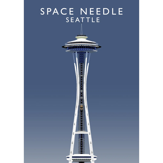 Space Needle by Richard O'Neil - Graphic Art Print on Paper