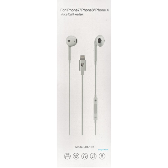 Bluetooth HiFi Earphones with Lightning connector for Apple iPhone 7-X