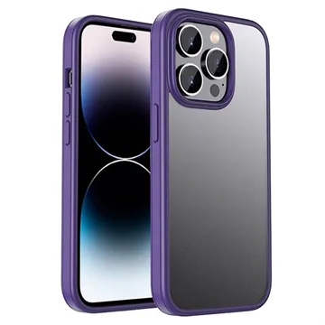 iPaky Rubberized iPhone 14 Pro Hybrid Case - Purple