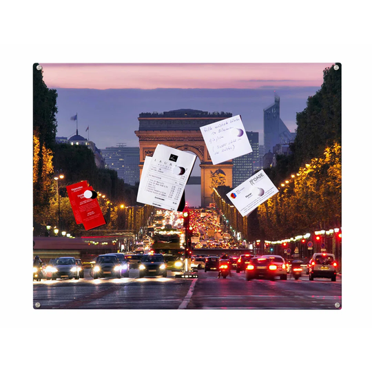 Paris Magnetic Wall Mounted Photo Memo Board