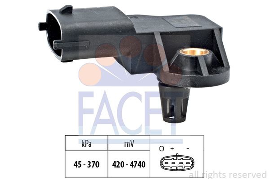 Air Pressure Sensor, height adaptation Made in Italy - OE Equivalent 103167