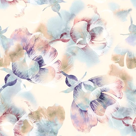 Advithi Floral Wallpaper