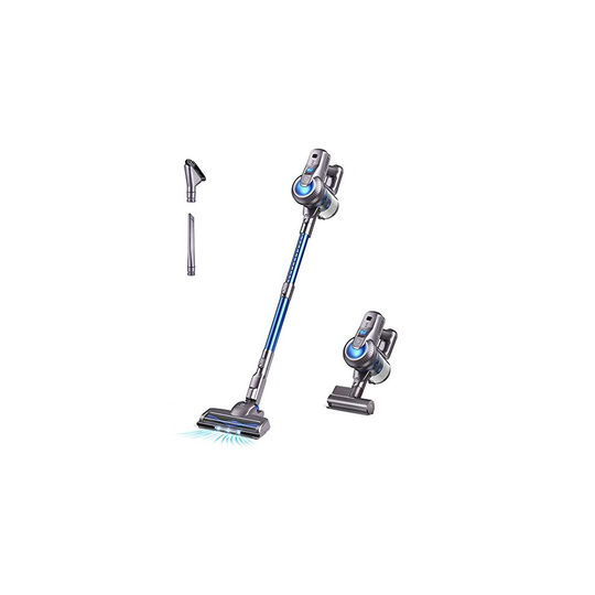 Greenote Cordless Vacuum Cleaner, 23000PA Stick Vacuum Cleaner 4 in 1, 200W with Dual Digital Motor LED Headlights, 35 Mins Runtime, Handheld Lig