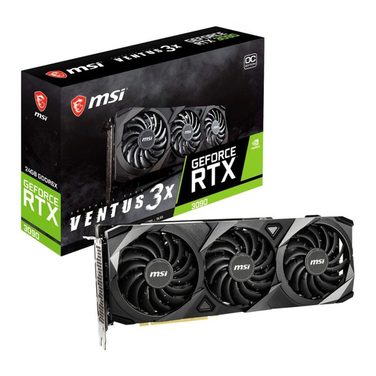 MSI GeForce RTX 3090 24GB GDDR6X VENTUS 3X OC Ampere Graphics Card