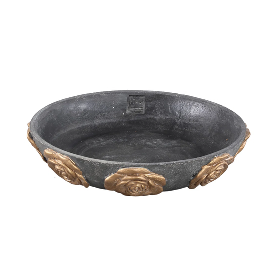 Calistoga Aluminum Decorative Bowl