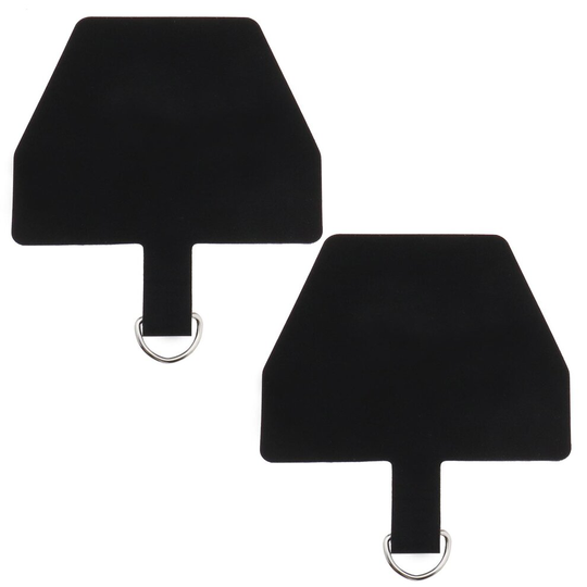 2pcs Cell Phone lanyards Phone Tether Tab Adhesive Tether PU Patches 6.4x5cm