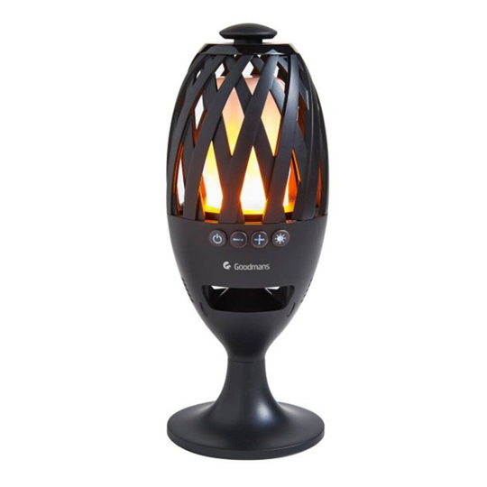 Goodmans LED Flame Bluetooth Speaker For Indoor & Outdoor Use