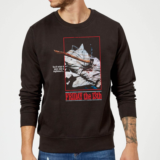Friday the 13th Axe Attack Retro Poster Sweatshirt - Black - 5XL - Black