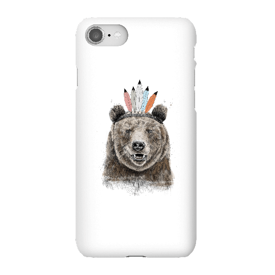 Balazs Solti Native Bear Phone Case for iPhone and Android - iPhone 8 - Snap Case - Gloss