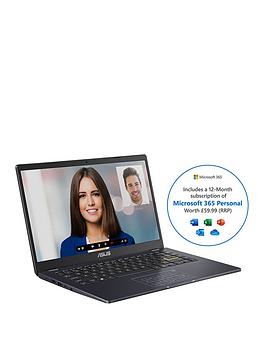 Asus E410Ka-Eb185Ws Laptop - 14In Fhd, Intel Celeron, 4Gb Ram, 64Gb Storage - Blue - Laptop + Norton 360 1 Year