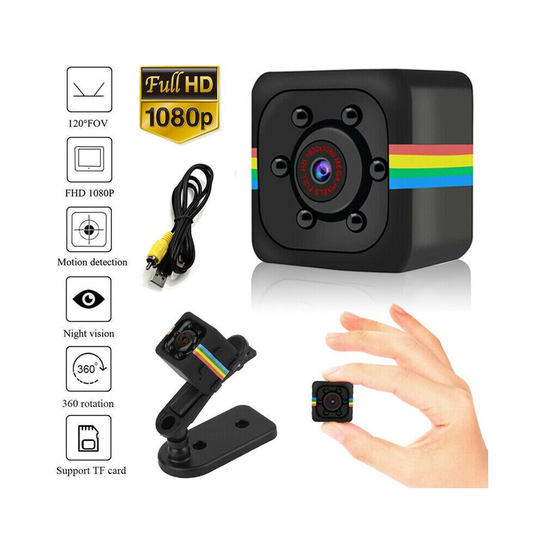 Mini Hidden DVR Spy Camera HD 1080P Night Vision IP Home Security Wireless Dash Camera
