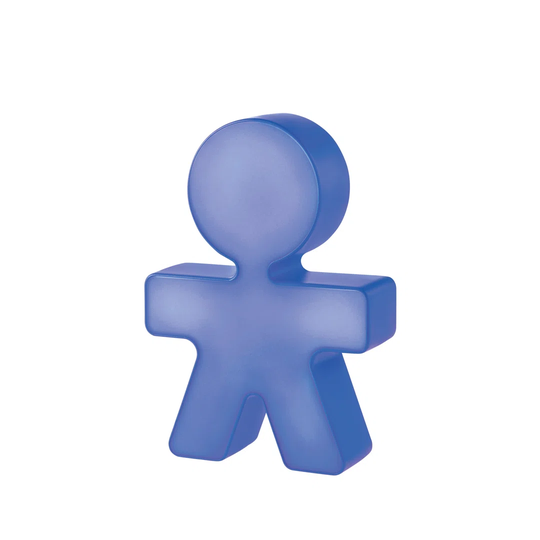 Girotondo, Table Lamp In Thermoplastic Resin, Blue. Adjustable, With Three Brightness Levels. 2.2 W 3.7 V LED Light.